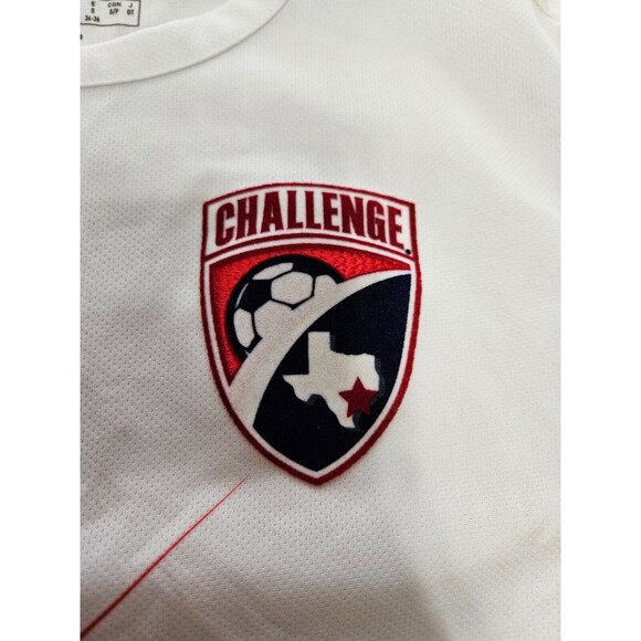 Adidas Unisex White Short Sleeve Crew Neck Soccer Shirt Jersey Size Small - Picture 6 of 9